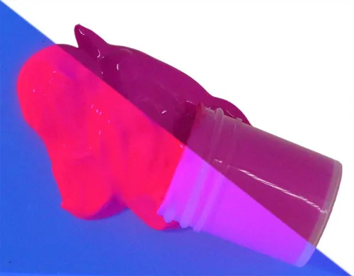 Miniatura 2 de Luz negra UV magenta de 4 onzas, neón, rave, fluorescente, pintura acrílica