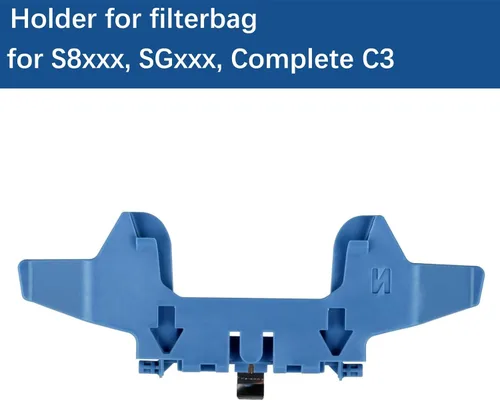 Miniatura 3 de Soporte para bolsa de polvo compatible con Miele Complete C3 / S8xxx / SGxxx - Bolsa de repuesto para aspiradoras Serie S8000, 1 paquete, azul