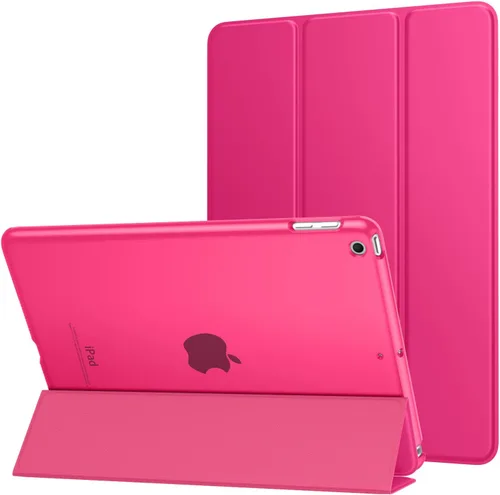 Miniatura 33 de MoKo Funda para iPad 9.7 2018/2017 de 5ª / 6ª Generación - Funda delgada y ligera con soporte para Smartphone con parte trasera translúcida