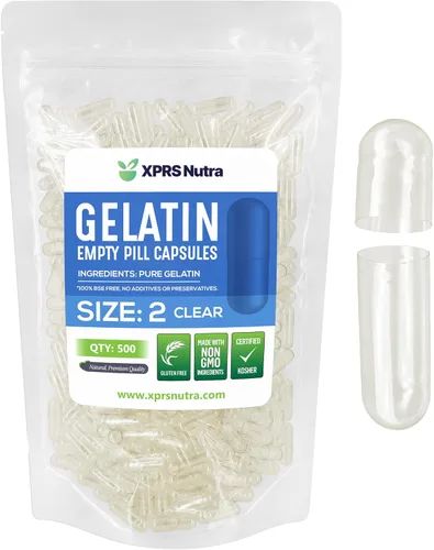 Miniatura 8 de XPRS Nutra Cápsulas vacías de tamaño 2 – 100 cápsulas vacías de gelatina – Pastillas de relleno de cápsulas de bricolaje – Cápsulas de gel de Multi