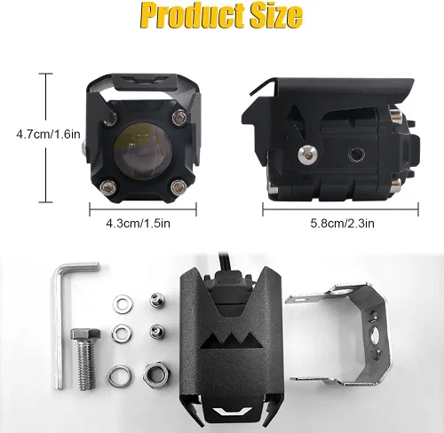 Miniatura 8 de Luces LED para cápsulas, luces LED todoterreno de 60 W, 6000 lm, ámbar/amarillo, blanco, de doble color, antiniebla, luces de trabajo auxiliares
