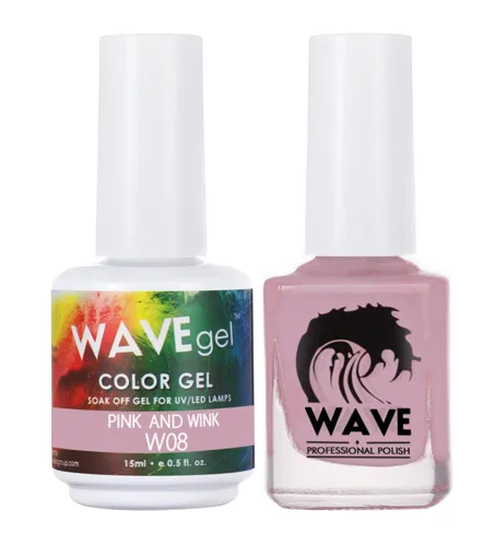 Miniatura 163 de WAVEGEL - Juego dúo de gel y esmalte de uñas a juego - Colección Simplicity - #P109 Blizzard I 0.5 onzas