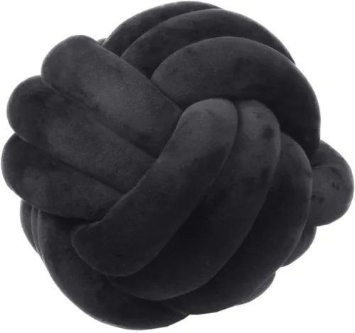 Miniatura 17 de Cyprinus Carpio Almohada de nudo de bola para el hogar (gris oscuro, 10.6 pulgadas), 1 unidad (paquete de 1)