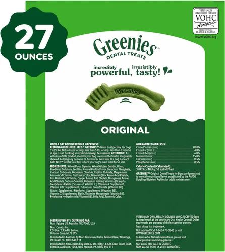 Miniatura 10 de Greenies Original galletas para perro pequeño masticable dentales, Petite