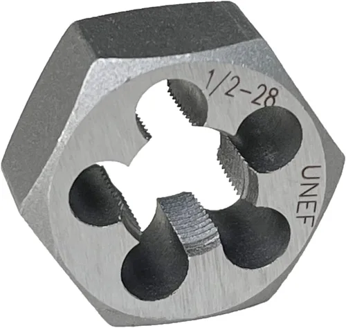 Miniatura 2 de El 1/2"-13 hex. muere el reenhebrado muere el hilo muere la mano derecha del acero del cartón