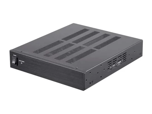 Monoprice Unity - Amplificador de potencia puente de 200 W, amplificador de clase D, disparadores de entrada/salida de 12 voltios, montaje en rack