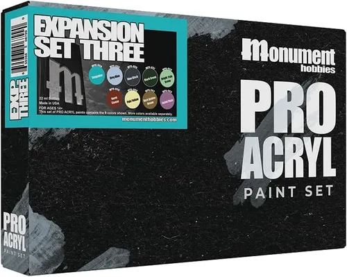 Miniatura 2 de Monument Hobbies PRO Acryl 22ml Juego de pintura acrílica - Pintura en miniatura para juegos de guerra - Pintura acrílica no tóxica compatible