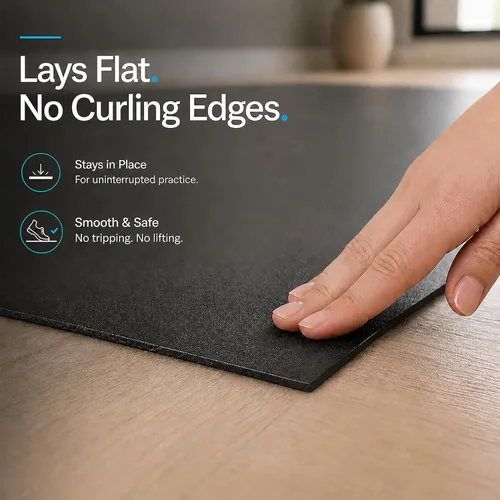 Miniatura 5 de ProStep by FlooringInc - Rollo reversible para pista de baile Marley, suelo de baile portátil de vinilo enrollable para ballet, jazz, moderno