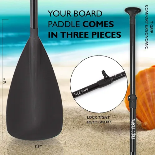 Miniatura 8 de SereneLife Tabla de Stand Up Paddle Inflable con Accesorios SUP Premium – Diseño Amplio y Estable con Almohadilla de Cubierta EVA Antideslizante Gris