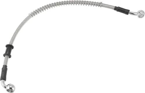 Miniatura 9 de Motoforti Universal 40 cm 15.75" Manguera de Aceite para Freno y Embrague de Motocicleta, Tubo de Línea Hidráulica Reforzada, Acero Inoxidable Negro