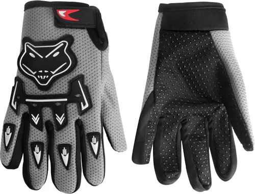 Guantes de motocross para niños, niños y jóvenes, guantes de conducción para motocicleta, BMX, bicicleta de montaña, ATV, dedos completos, guantes