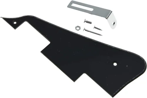 Miniatura 12 de KAISH Golpeador de guitarra LP blanco envejecido de 3 capas con soporte cromado para Epiphone Les Paul