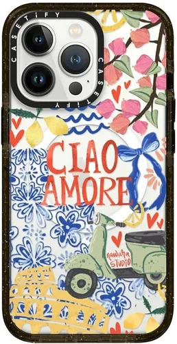 Miniatura 511 de Funda Impact de CASETiFY para iPhone 13 Pro Max con Magsafe - Estuche Claro Cuento de Invierno - Claro Negro Estuche transparente Winter Tale