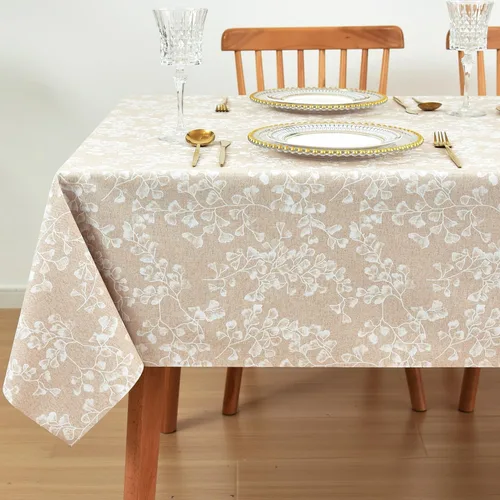 Mantel de tela de vinilo resistente al agua, de plástico, lavable a prueba de derrames, mantel de Peva para primavera, campamento, picnic, cuadrado,