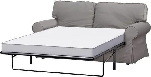 Miniatura 6 de Funda de repuesto para sofá cama de dos plazas Ektorp de algodón pesado, compatible únicamente con el sofá cama Ektorp de dos plazas de IKEA, una