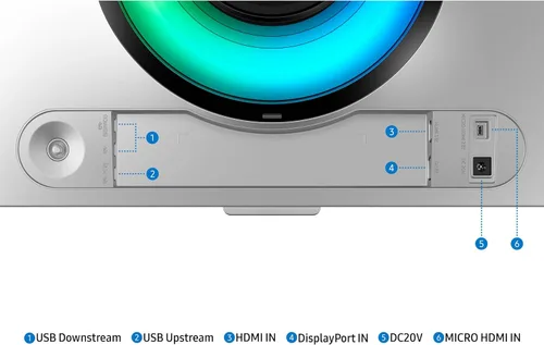 Miniatura 14 de Samsung 49" Odyssey OLED (G93SC) Serie Monitor de juegos curvo con QD-OLED, 240Hz, 0.03ms, DQHD, compatible con G-Sync, AMD FreeSync Premium Pro