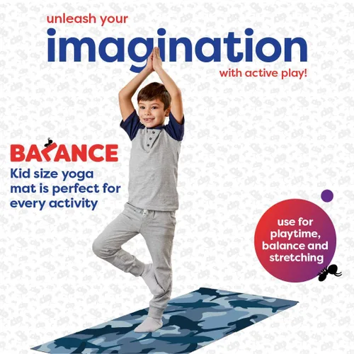 Miniatura 2 de Esterilla de Yoga para Niños Antsy Pants - Esterilla de Yoga para Niños, Esterilla de Yoga para Ejercicio en Casa, Esterilla de Yoga para Viajar