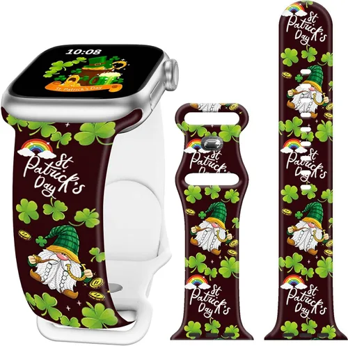 Miniatura 16 de Bandas de reloj de vacaciones compatibles con Apple Watch para mujeres y hombres de 38mm 40mm 41mm 42mm 44mm 45mm 46mm 49mm, para iPhone, iWatch