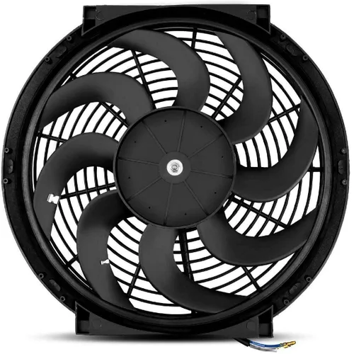 Miniatura 3 de Motor dual de 14 a 15 pulgadas mejorado de 180 W, ventiladores de refrigeración de radiador eléctrico de 12 voltios, flujo de aire reversible, más