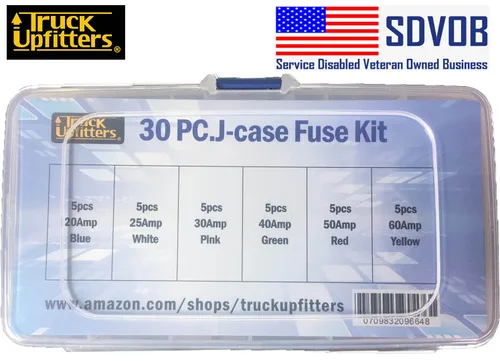 Miniatura 2 de Truck Upfitters - Kit de fusibles estándar y bajos de 30 piezas para automóviles Ford, Chevy/GM, Nissan, Toyota Pickup y vehículos utilitarios