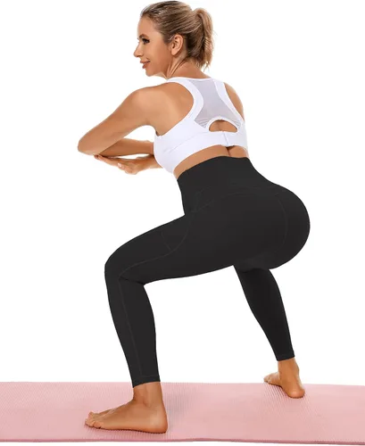 Miniatura 6 de V VOCNI Leggings de maternidad para mujer, sobre el vientre, leggings para embarazadas, entrenamiento, descanso, pantalones de embarazo