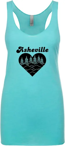 Miniatura 23 de North Carolina Themed Women's Graphic Racerback Tank Top by Moonlight Makers, Gift for Her, Shirts with Sayings, Yoga Tee