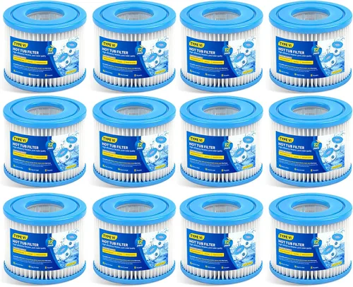 Miniatura 9 de Cartuchos de filtro para bañera de hidromasaje tipo VI (paquete de 2) Filtros de repuesto para bañera de hidromasaje compatibles con Lay-Z-Spa