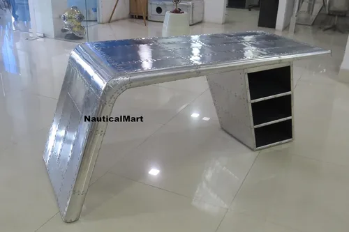 Miniatura 2 de Escritorio de ala hermosos muebles de escritorio de aluminio hechos a mano