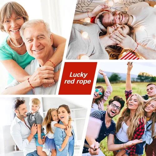 Miniatura 6 de Pulsera de protección con 7 nudos de protección, pulseras ajustables para mujer