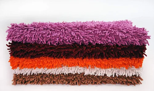 Tache - Tapete de lujo de felpilla de algodón de pelo alto, 16 x 24 pulgadas, suave, absorbente, lanudo para todas las áreas, para baño, bañera,