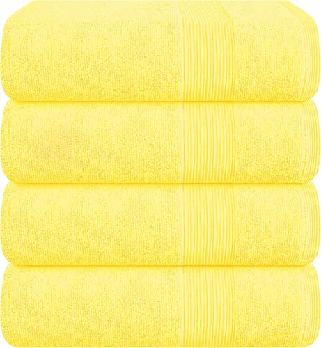 Miniatura 21 de Belizzi Home Toallas de Baño Extragrandes Premium de Algodón Paquete de 2, 35x70 - 100% Algodón Puro - Ideal para Uso Diario - Ultra Suave y Morado