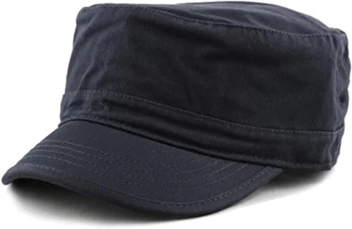 Miniatura 41 de The Hat Depot Cadet Military Army - Gorra de béisbol de algodón lavado con teñido anudado y algodón lavado básico y desgastado, gorra de algodón