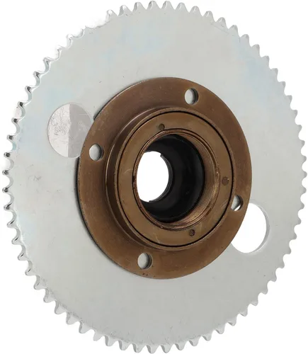 Miniatura 4 de Demeras Conector de bielas eléctrico, acero 4 agujeros 65T rueda libre piñón mano de obra fina a prueba de herrumbre para reparación