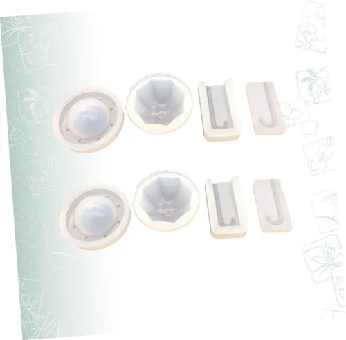 Miniatura 6 de EXCEART Moldes de silicona para manualidades, moldes epoxi para artesanías flexibles y decoración de escritorio