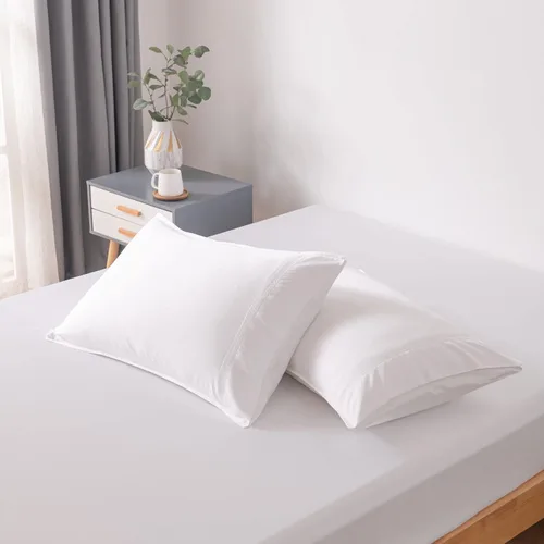 Miniatura 9 de Bella Coterie - Juego de fundas de almohada de viscosa de bambú de lujo, 100% cultivadas orgánicamente, ultra suave, refrescante, 2 piezas [Champán]