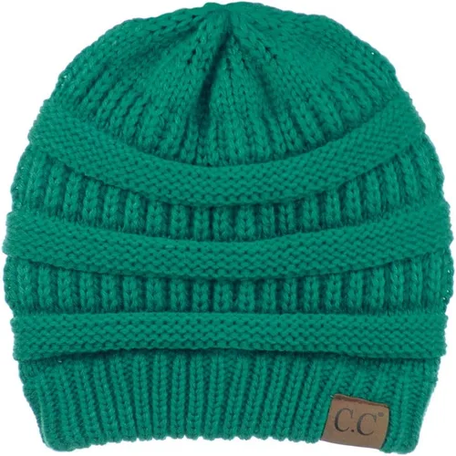 Miniatura 355 de C.C Trendy Warm Chunky Soft Stretch Cable Knit Beanie