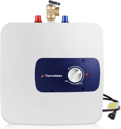 Miniatura 10 de Calentador de Agua Eléctrico de Tanque Mini Certificado UL, ThermoMate 2.5 Galones Calentador de Agua Pequeño Bajo el Fregadero para Punto de Uso