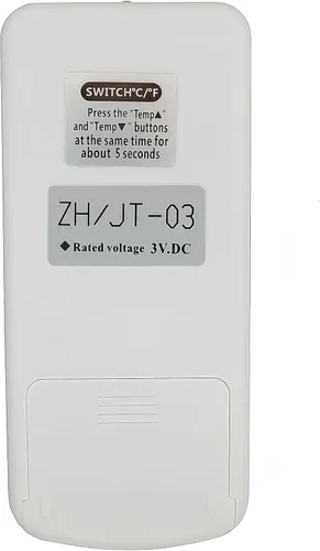 Miniatura 8 de Control remoto de repuesto para aire acondicionado Amcoraire Duo Número de modelo: ZHF/JT-01 (pantalla tanto en Fahrenheit como Celsius)