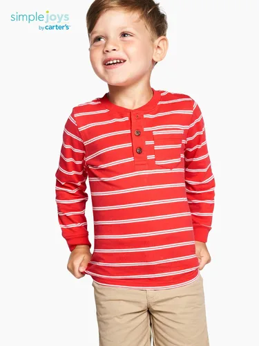 Miniatura 3 de Simple Joys by Carter's Paquete de 2 pantalones cortos planos para niños pequeños