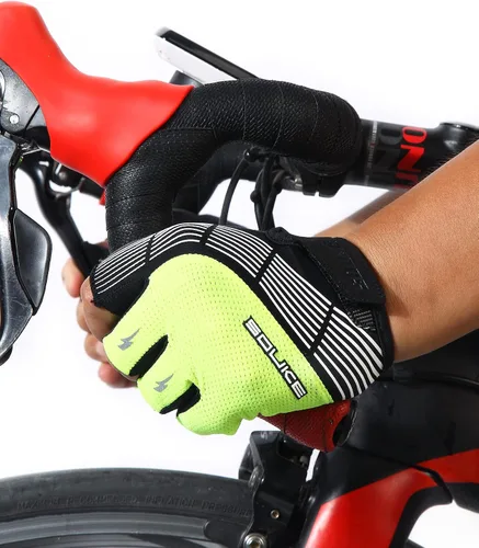Miniatura 6 de Souke Sports Guantes de ciclismo Guantes acolchados de medio dedo para bicicleta con absorción de golpes, antideslizantes, transpirables, MTB