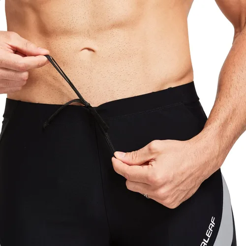 Miniatura 4 de BALEAF Traje de baño deportivo de pierna cuadrada para hombre