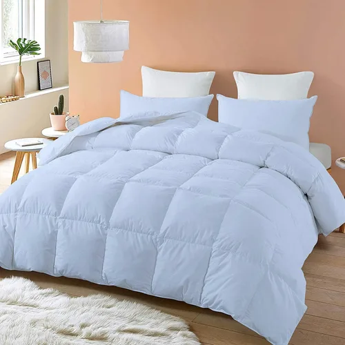 Miniatura 14 de SLEEP-NEST Edredón Queen de gran tamaño de 98 x 98 pulgadas, relleno de edredón alternativo de plumón de lujo para todas las estaciones, juego de 3