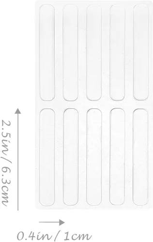 Miniatura 3 de Operitacx Protector de pared transparente para pomo de puerta de 2 hojas para manijas de puerta de casa y más fácil de instalar