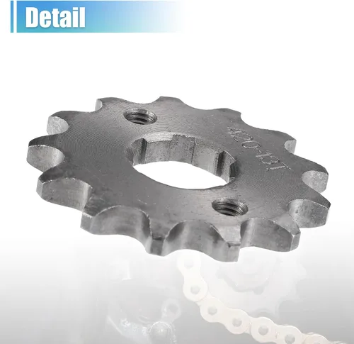 Miniatura 5 de X AUTOHAUX 1 juego de 420 estilos 13 dientes 0.787 in ID motocicleta piñón delantero motor apto para motocicleta 50cc 70cc 110cc 125cc motocicleta