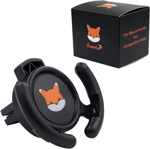 Miniatura 8 de Soporte de montaje de ventilación para automóvil, compatible con Popsocket, soporte de automóvil hecho para agarres de enchufe pop, soporte plegable