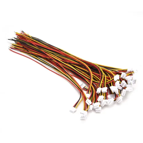 Miniatura 7 de 50pcs ZH 0.059 in Conectores, 5.9 in Largo 3PIN Enchufe Hembra 28AWG Pigtails Cable para Conexión Eléctrica LED