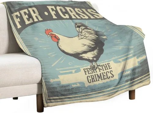 Miniatura 33 de Manta de microfibra suave y acogedora con diseño de gallo rústico en blanco y negro, suave y acogedora manta de microfibra para sofá, cama, oficina