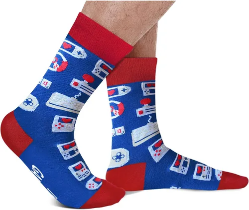 Miniatura 141 de AGRIMONY Calcetines divertidos con texto en inglés «Do Not Disturb Gaming» para hombres, mujeres, adolescentes, niños, Pascua, padres, cumpleaños