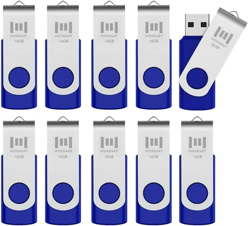 Miniatura 8 de mosDART - memoria externa USB 2.0 - capacidad pequeña - 10 unidades - 128mb indicador led, negro