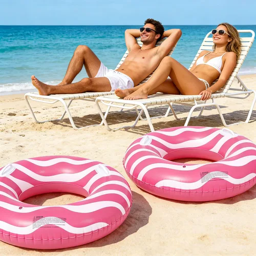 Miniatura 8 de 1 juego de flotadores para tumbonas de piscina para adultos, extra grande, flotadores inflables para piscina, flotadores de agua para piscina, lago